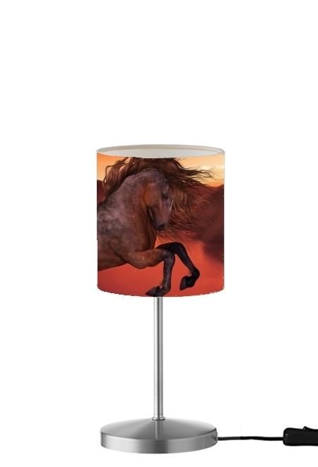  A Horse In The Sunset para Lámpara de mesa / mesita de noche