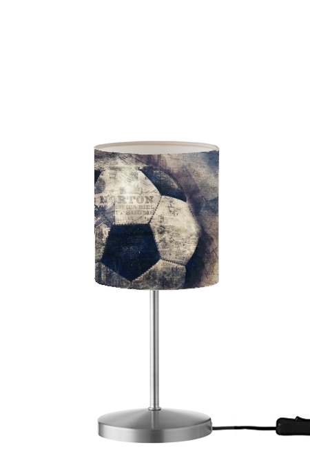  Abstract Blue Grunge Soccer para Lámpara de mesa / mesita de noche