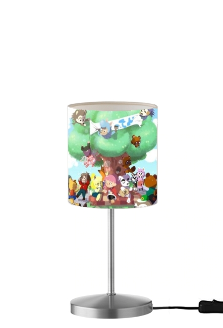 Animal Crossing Artwork Fan para Lámpara de mesa / mesita de noche