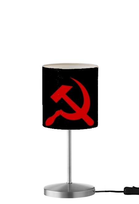  Hoz y martillo comunistas para Lámpara de mesa / mesita de noche