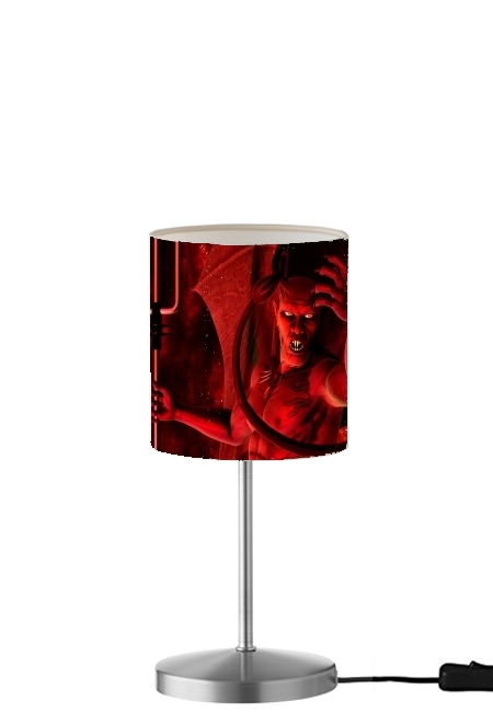  Devil 3D Art para Lámpara de mesa / mesita de noche