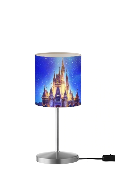  Disneyland Castle para Lámpara de mesa / mesita de noche