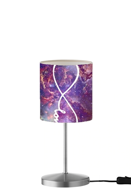  Infinity Love Galaxy para Lámpara de mesa / mesita de noche