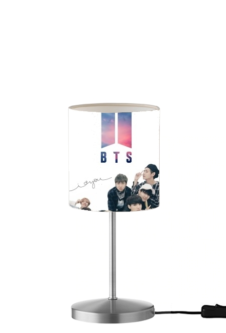  K-pop BTS Bangtan Boys para Lámpara de mesa / mesita de noche