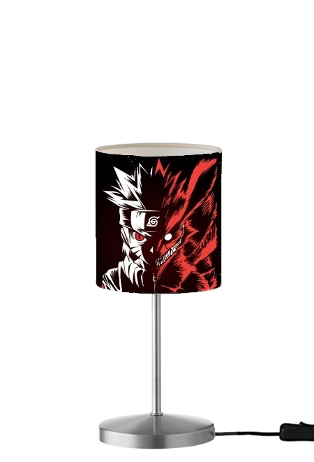  Kyubi x Naruto Angry para Lámpara de mesa / mesita de noche