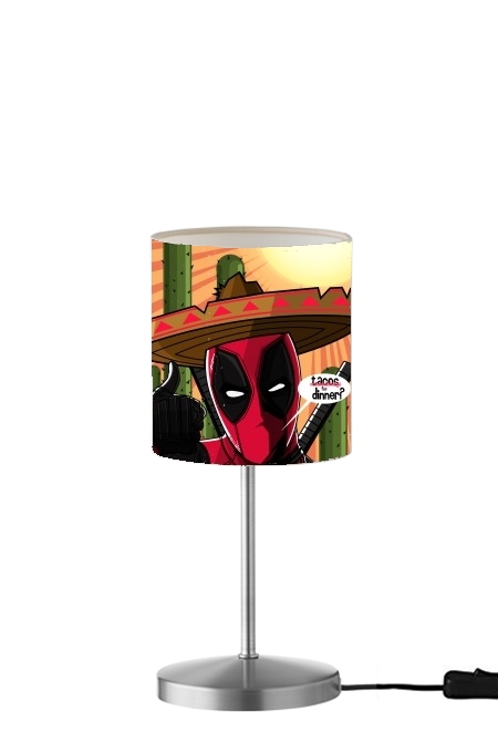  Mexican Deadpool para Lámpara de mesa / mesita de noche