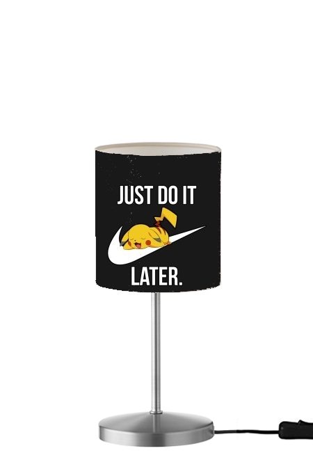  Nike Parody Just Do it Later X Pikachu para Lámpara de mesa / mesita de noche