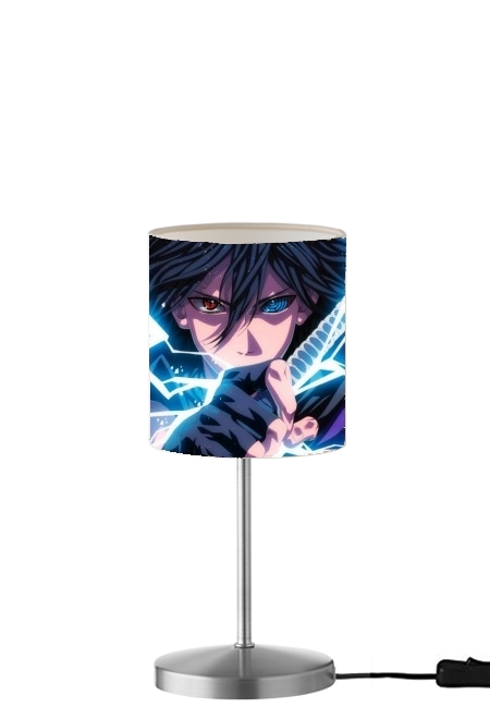  Sasuke Sharingan Rinnegan Amaterasu Fan Art para Lámpara de mesa / mesita de noche