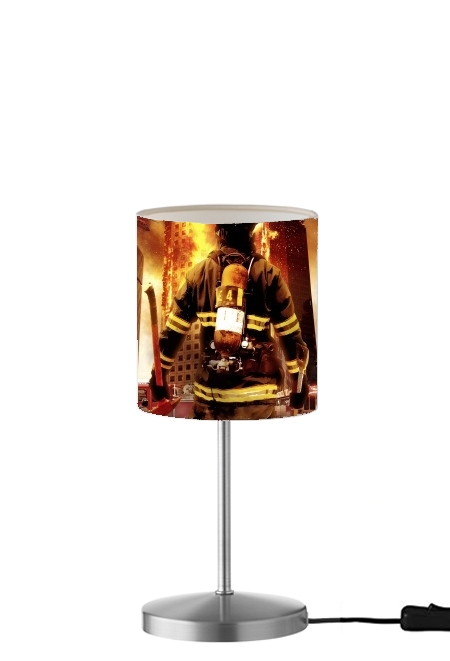  Salva o perece bomberos bomberos para Lámpara de mesa / mesita de noche