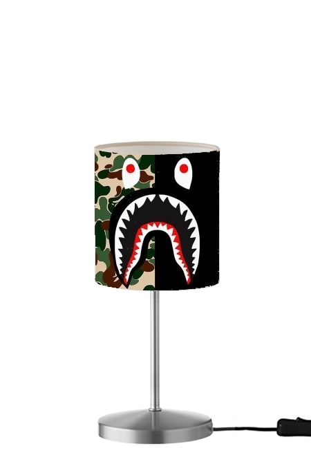  Shark Bape Camo Military Bicolor para Lámpara de mesa / mesita de noche