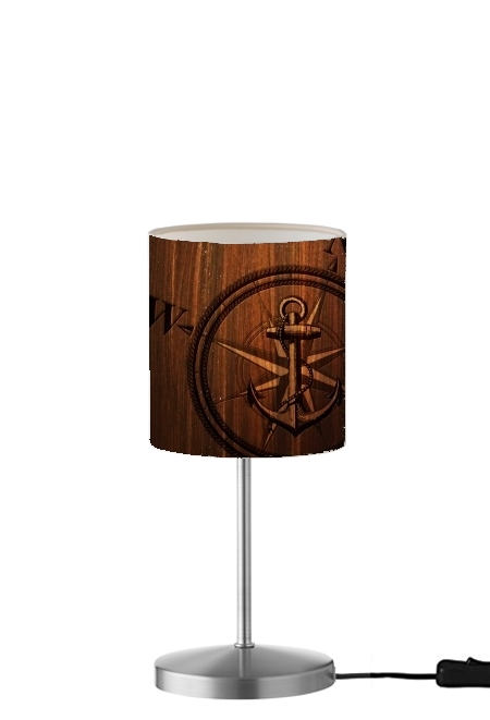  Wooden Anchor para Lámpara de mesa / mesita de noche