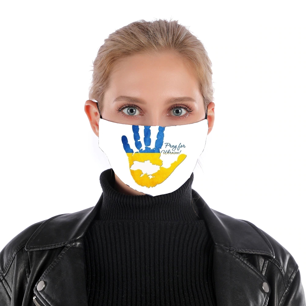  Pray for ukraine para Mascarilla para nariz y boca
