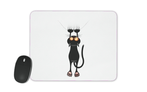  Black Cat Cartoon Hang para alfombrillas raton