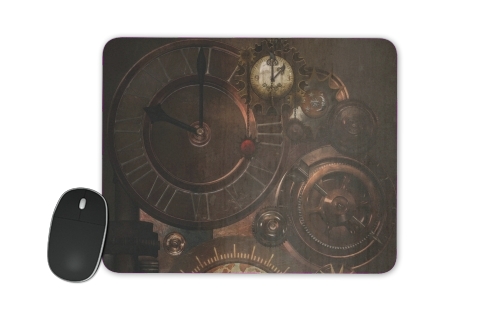  Brown steampunk clocks and gears para alfombrillas raton