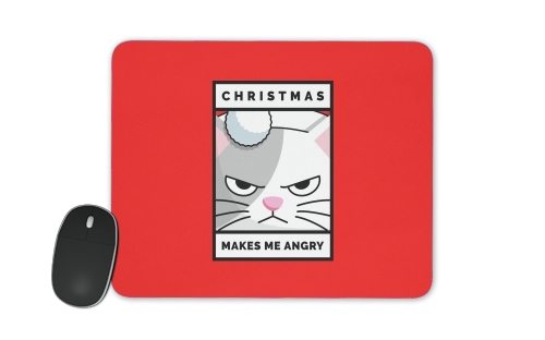  Christmas makes me Angry cat para alfombrillas raton