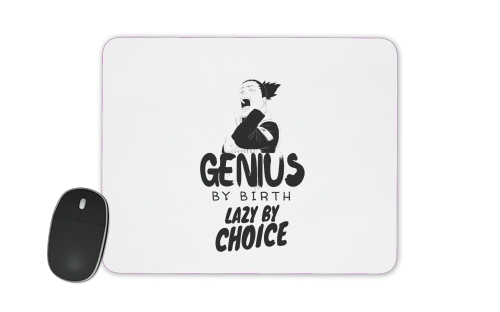  Genius by birth Lazy by Choice Shikamaru tribute para alfombrillas raton