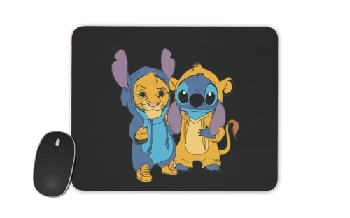  Simba X Stitch best friends para alfombrillas raton