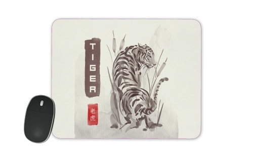  Tiger Japan Watercolor Art para alfombrillas raton