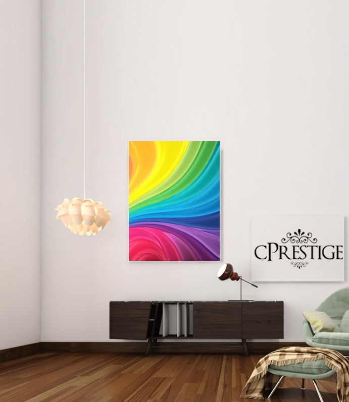  Rainbow Abstract para Poster adhesivas 30 * 40 cm