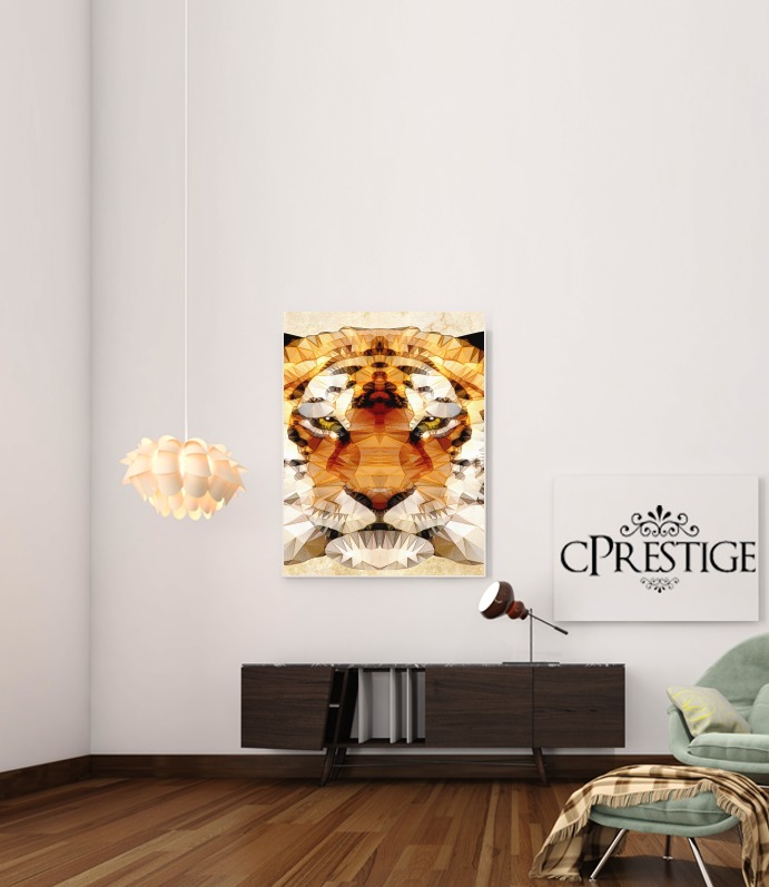  abstract tiger para Poster adhesivas 30 * 40 cm