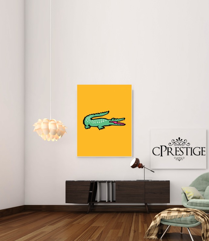  alligator crocodile lacoste para Poster adhesivas 30 * 40 cm