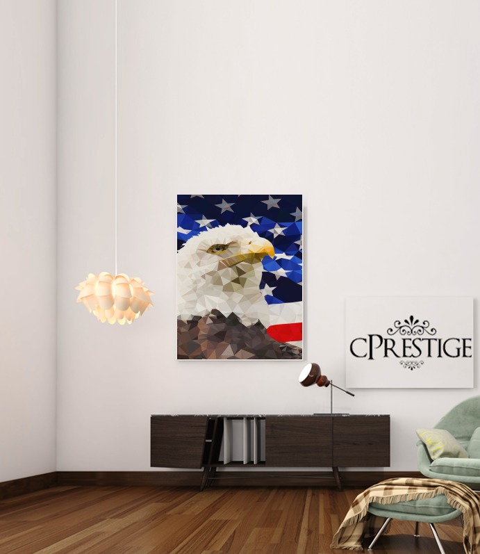  American Eagle and Flag para Poster adhesivas 30 * 40 cm