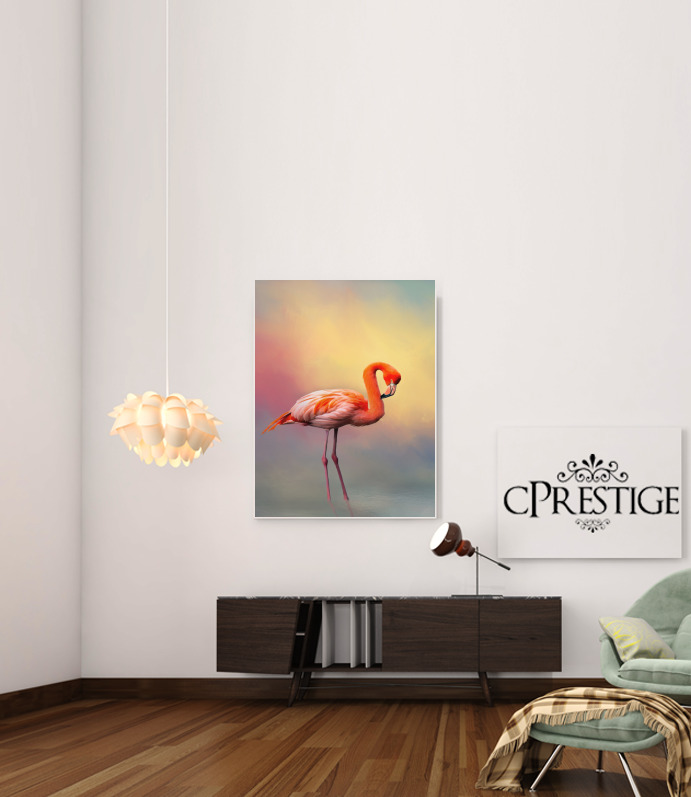  American flamingo para Poster adhesivas 30 * 40 cm