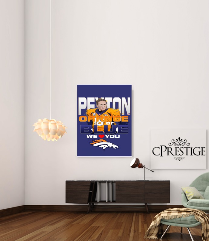  American Football: Payton Manning para Poster adhesivas 30 * 40 cm