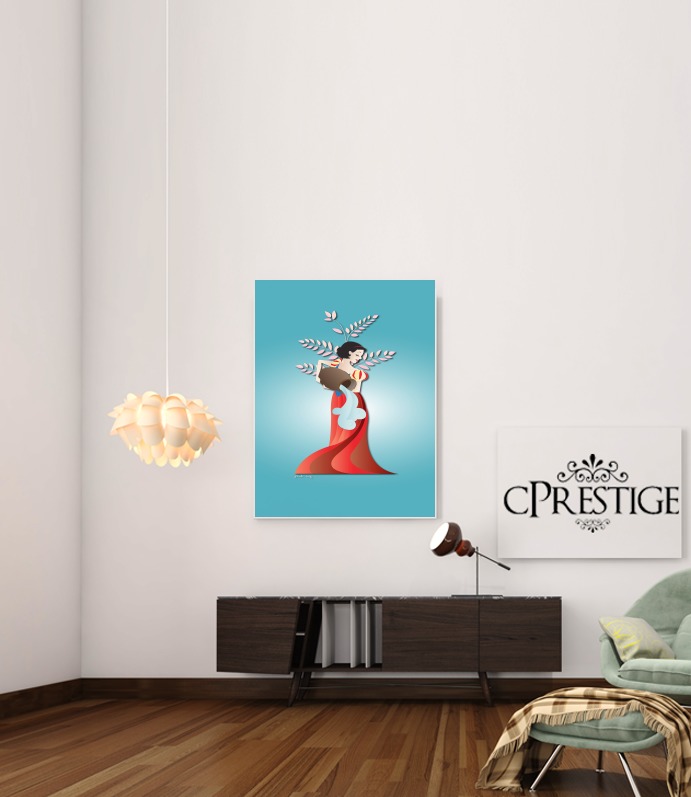  Aquarius - Snow White para Poster adhesivas 30 * 40 cm