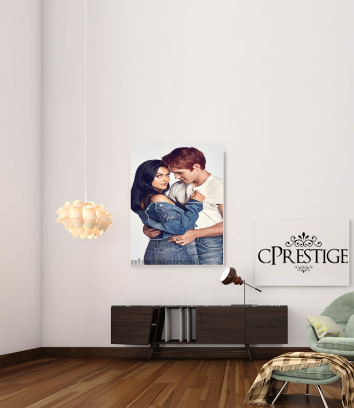  Archie x Veronica Riverdale para Poster adhesivas 30 * 40 cm