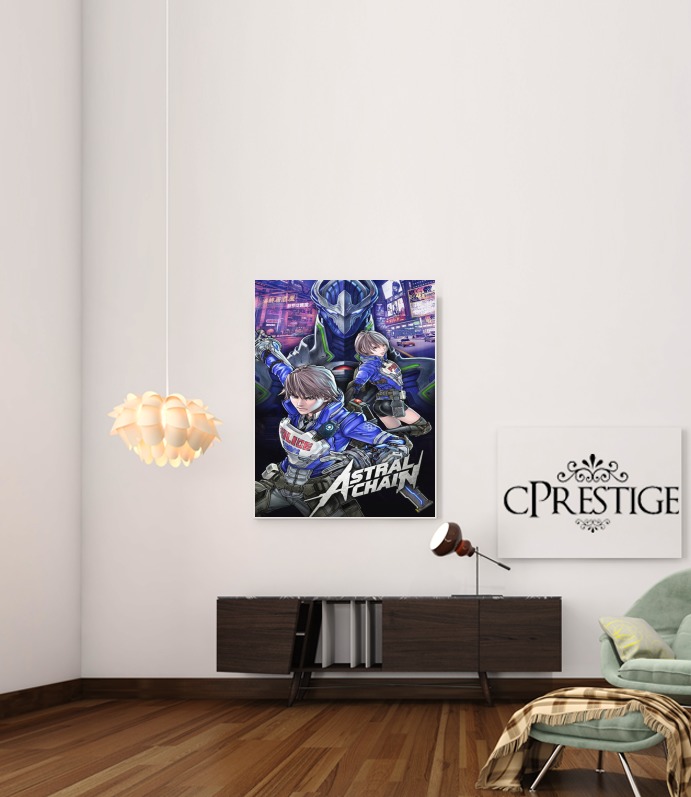  Astral Chain para Poster adhesivas 30 * 40 cm