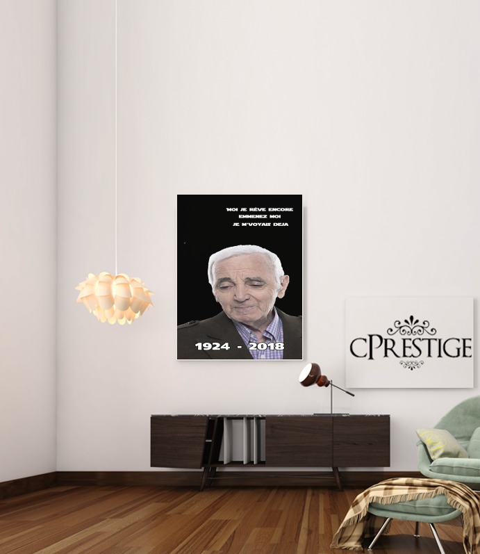  Aznavour Hommage Fan Tribute para Poster adhesivas 30 * 40 cm
