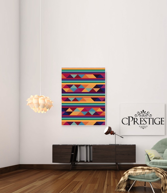  Aztec Pattern Pastel para Poster adhesivas 30 * 40 cm