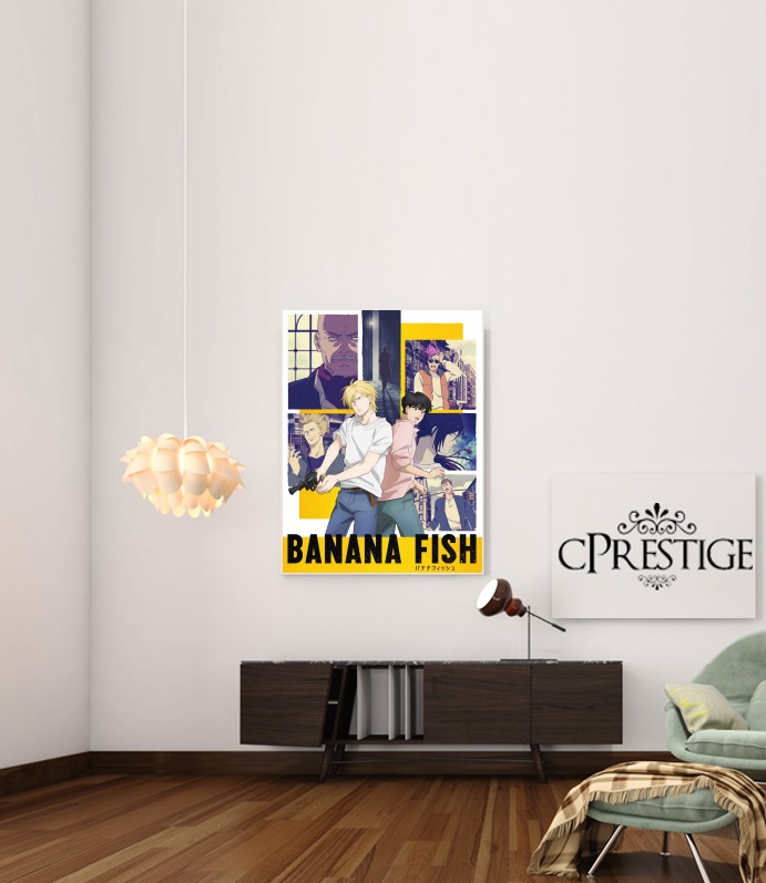  Banana Fish FanArt para Poster adhesivas 30 * 40 cm