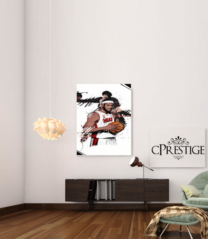  Basketball Stars: Lebron James para Poster adhesivas 30 * 40 cm