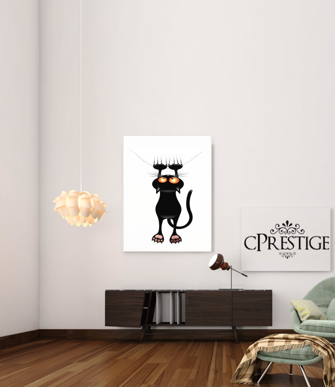  Black Cat Cartoon Hang para Poster adhesivas 30 * 40 cm