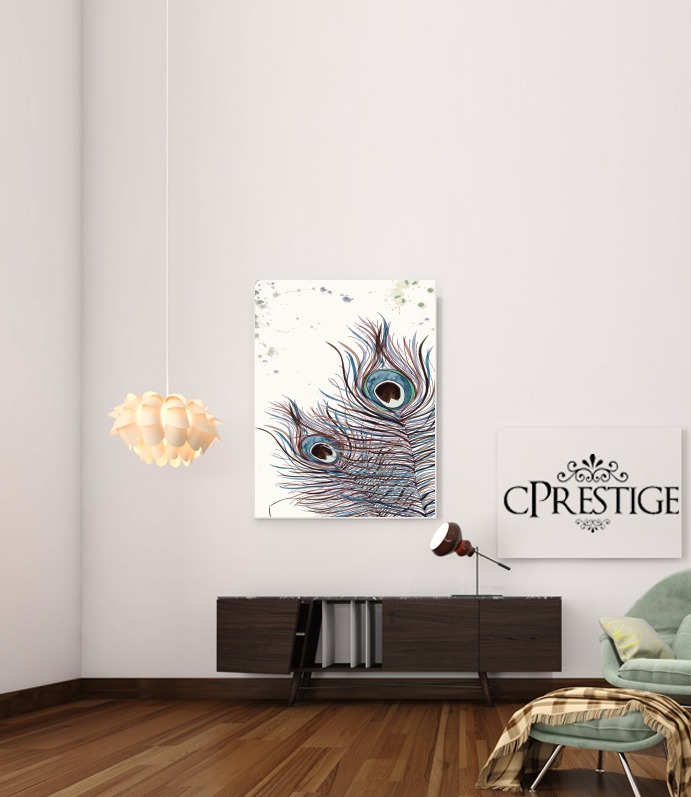  Boho Peacock Feather para Poster adhesivas 30 * 40 cm