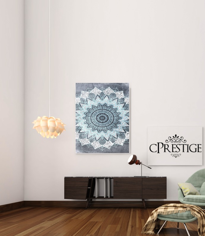  Bohochic Mandala in Blue para Poster adhesivas 30 * 40 cm