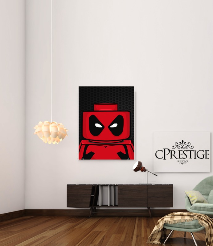  Bricks Deadpool para Poster adhesivas 30 * 40 cm