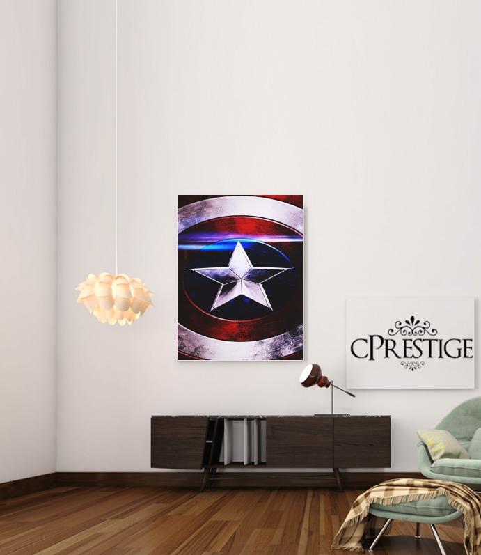  Captain America Shield para Poster adhesivas 30 * 40 cm
