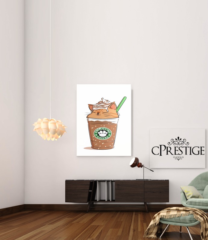 Catpuccino Caramel para Poster adhesivas 30 * 40 cm