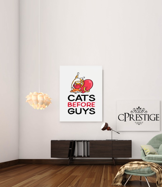  Cats before guy para Poster adhesivas 30 * 40 cm