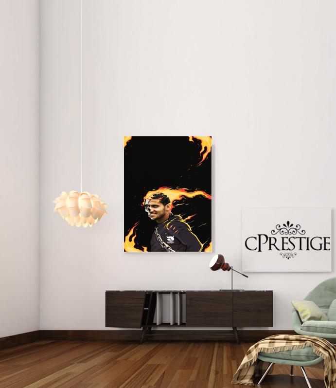  Cecilio Dominguez Ghost Rider  para Poster adhesivas 30 * 40 cm