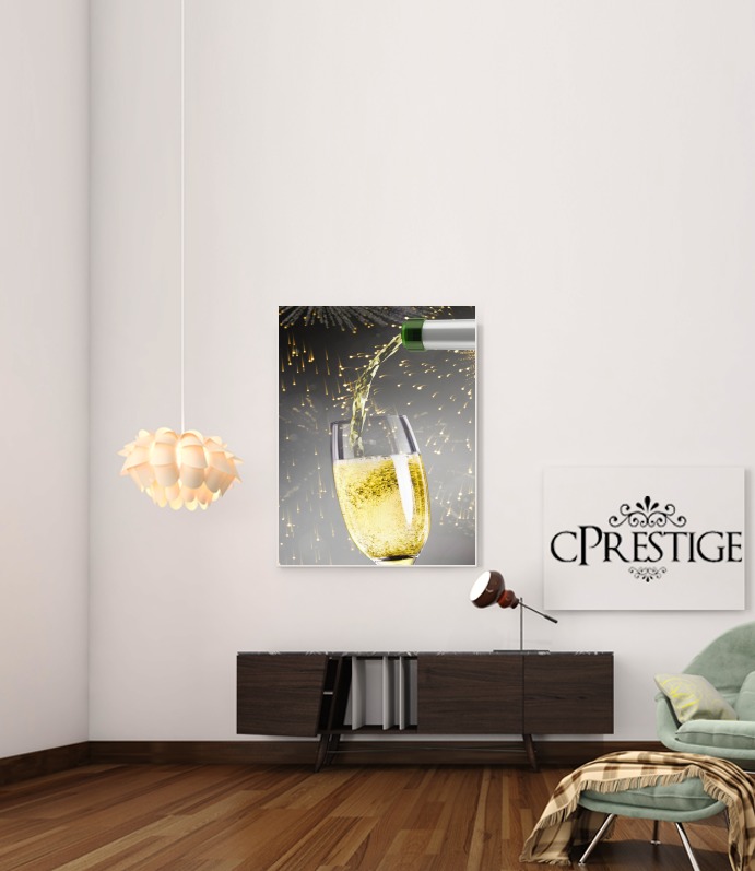  Champagne is Party para Poster adhesivas 30 * 40 cm