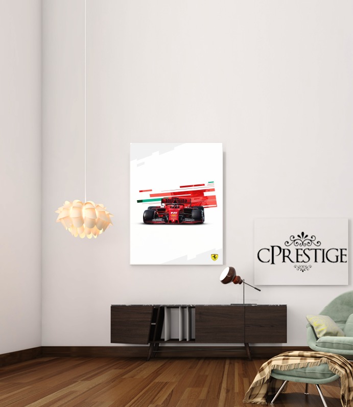  Charles leclerc Ferrari para Poster adhesivas 30 * 40 cm