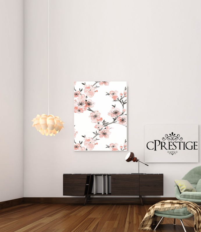  Cherry Blossom Aquarel Flower para Poster adhesivas 30 * 40 cm