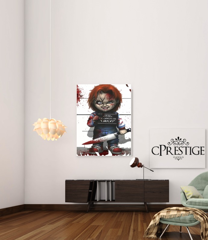  Chucky la muñeca que mata para Poster adhesivas 30 * 40 cm