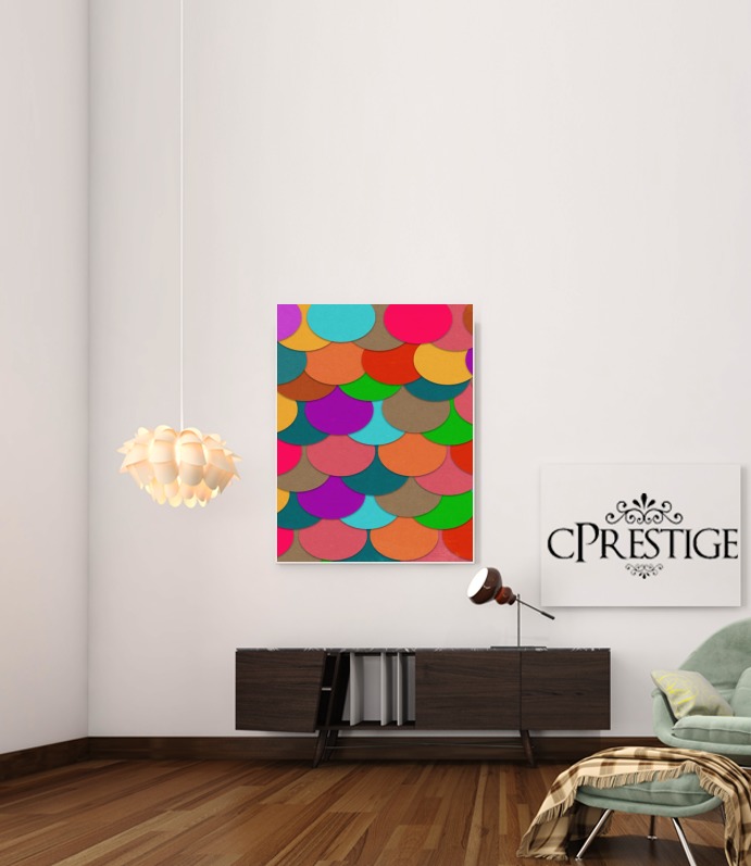  Circles Multicolor para Poster adhesivas 30 * 40 cm