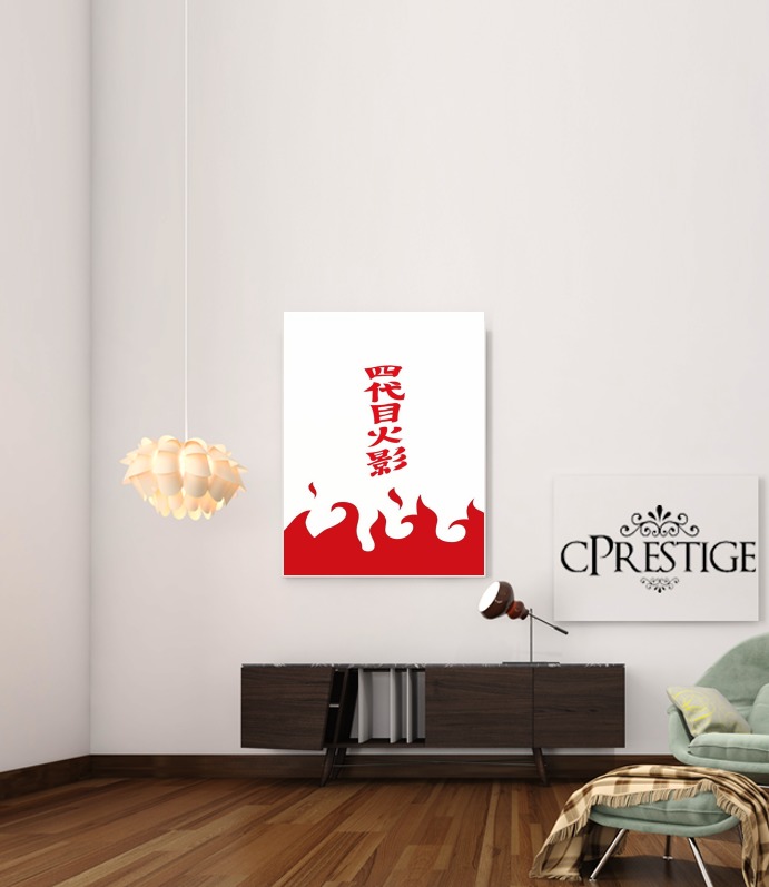  Cloak Uzumaki Family Hokage para Poster adhesivas 30 * 40 cm