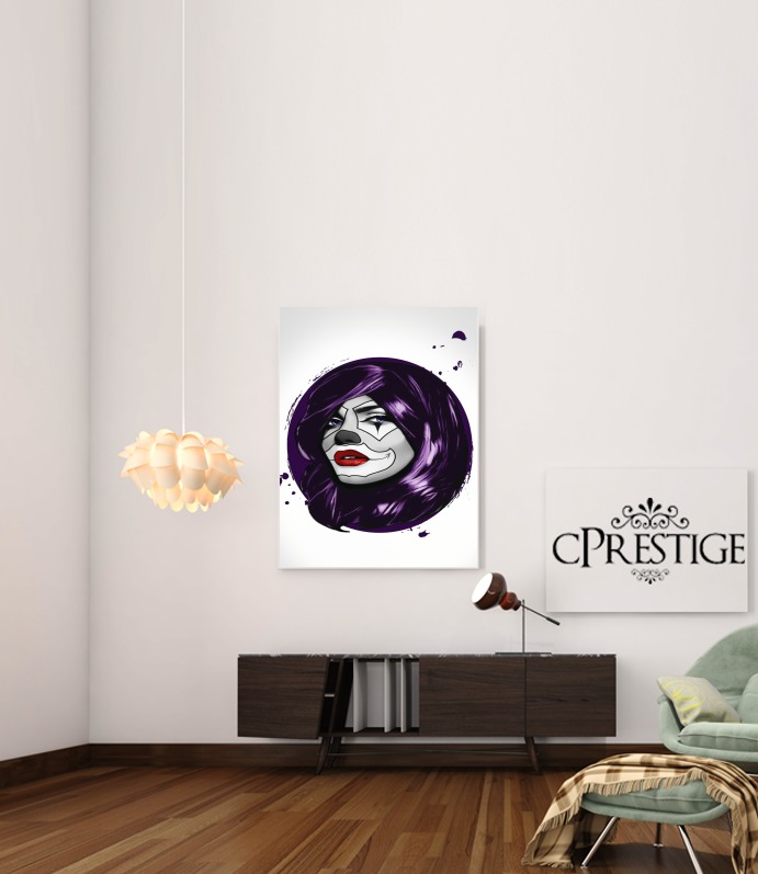  Clown Girl para Poster adhesivas 30 * 40 cm